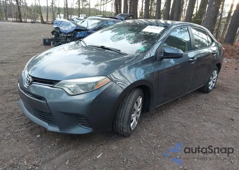 2015 Toyota Corolla Le z USA, uszkodzony, nr VIN 2T1BURHE1FC375105